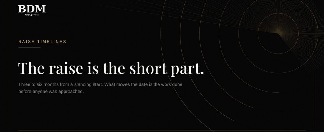 How long does it take to raise capital?