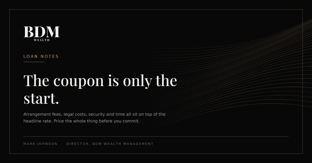 The true cost of a loan note: beyond the coupon