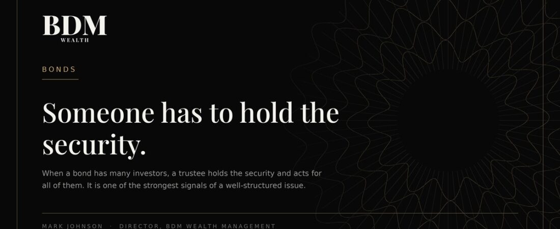 What a security trustee does for bondholders