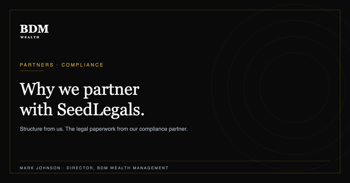 Why we partner with SeedLegals